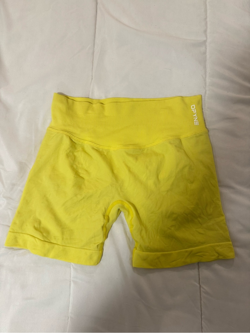Yellow Dfyne Impact Shorts